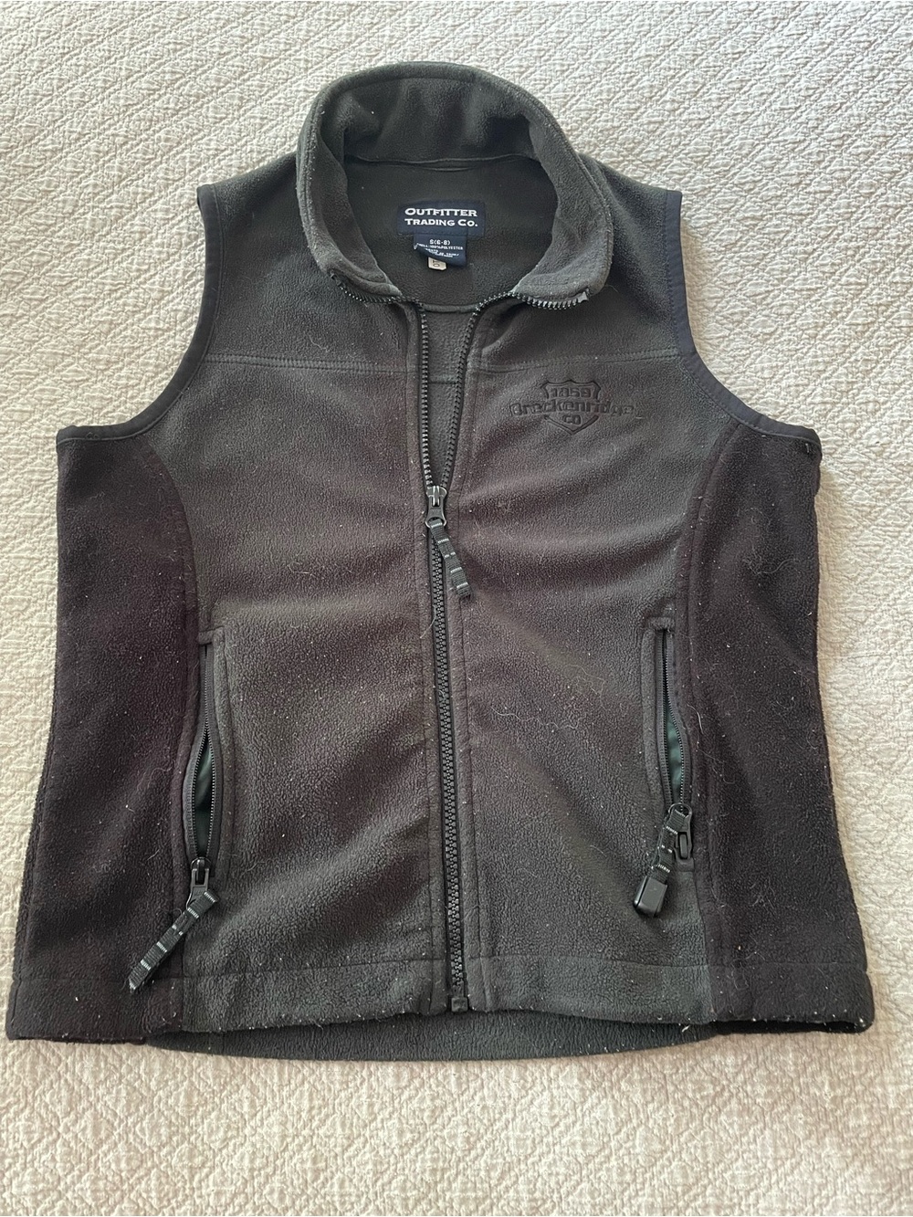 Outfitter Trading Co. Kids Black Fleece Vest